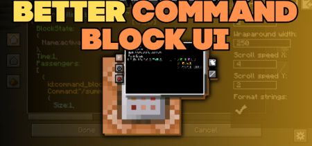 Скачать Better Command Block UI для Minecraft 1.20.1