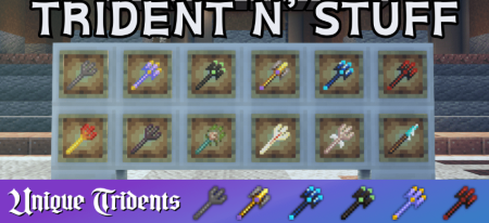 Скачать Tridents ‘n’ Stuff для Minecraft 1.20