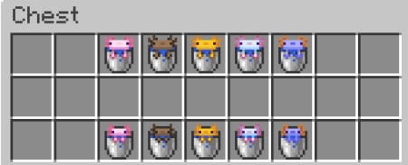 Скачать Axolotl Buckets для Minecraft 1.20.3