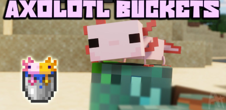 Скачать Axolotl Buckets для Minecraft 1.20.4