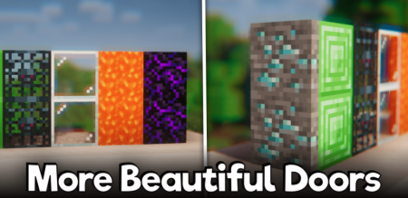 Скачать More Beautiful Doors для Minecraft 1.20.4