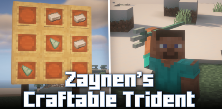 Скачать Zaynen’s Craftable Trident для Minecraft 1.19.4