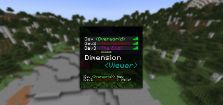 Скачать Dimension Viewer для Minecraft 1.19.4