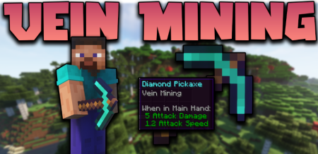 Скачать Vein Mining для Minecraft 1.20.2