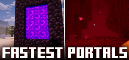 Скачать Fastest Portals для Minecraft 1.20