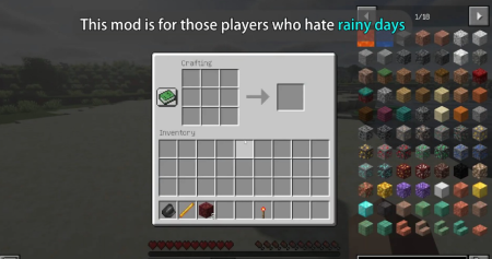 Скачать Rain Shield для Minecraft 1.20.4