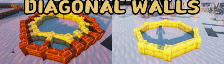  Diagonal Walls  Minecraft 1.20.1