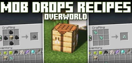  Mob Drops Recipes Overworld  Minecraft 1.20