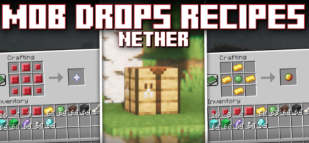 Mob Drops Recipes Nether  Minecraft 1.20