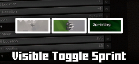  Visible Toggle Sprint  Minecraft 1.20.1