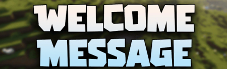  Welcome Message  Minecraft 1.20.2