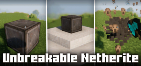  Unbreakable Netherite  Minecraft 1.20.1