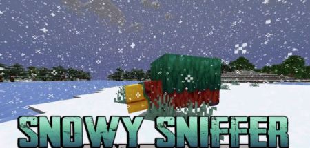  Snowy Sniffer  Minecraft 1.20