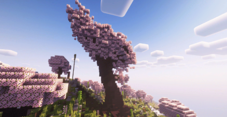  Nebulus Cherryblossom Tree  Minecraft 1.20.1