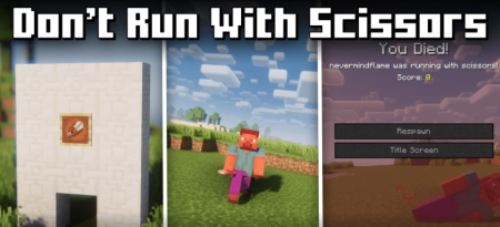  Dont Run With Scissors  Minecraft 1.20.1