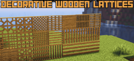 Decorative Wooden Lattices  Minecraft 1.20.3