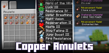  Copper Amulets  Minecraft 1.20.4