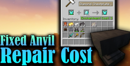  Fixed Anvil Repair Cost  Minecraft 1.20.4