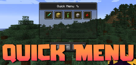  Quick Menu  Minecraft 1.20.5