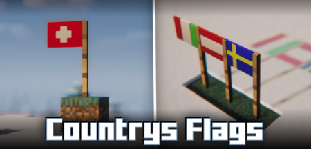  Countrys Flags  Minecraft 1.19.2