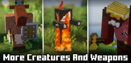  More Creatures And Weapons  Minecraft 1.20.1