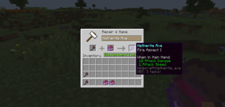  Expanded Axe Enchanting  Minecraft 1.20.1