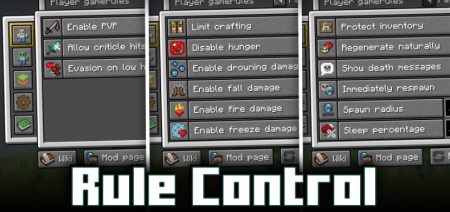  Rule Control  Minecraft 1.20.1