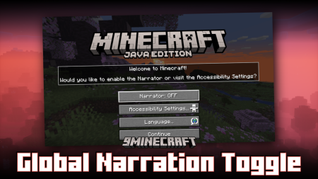  Global Narration Toggle  Minecraft 1.20.4