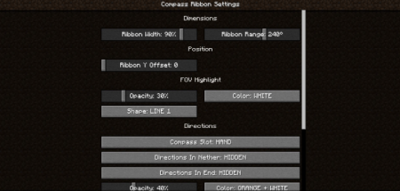  Compass Ribbon  Minecraft 1.20.6