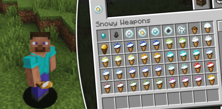  Snowy Weaponry  Minecraft 1.20.6