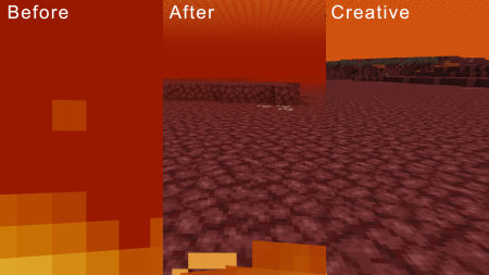  Lava Clear View  Minecraft 1.21