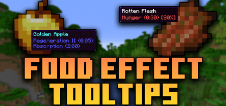  Food Effect Tooltips  Minecraft 1.20.6