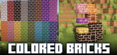  Colored Bricks  Minecraft 1.20.1