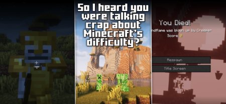  So I heard you were talking crap about Minecrafts difficulty  Minecraft 1.21