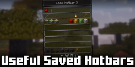  Useful Saved Hotbars  Minecraft 1.20.6