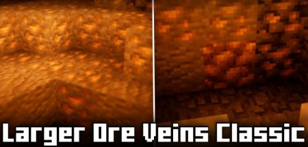  Larger Ore Veins: Classic  Minecraft 1.19.2