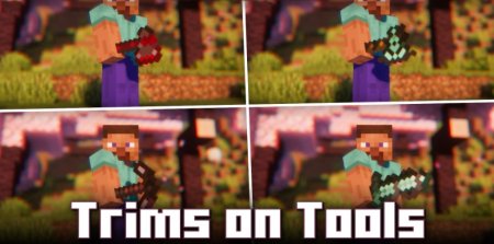  Trims On Tools  Minecraft 1.21