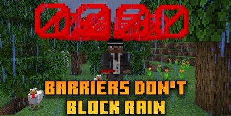  Barriers Dont Block Rain  Minecraft 1.21