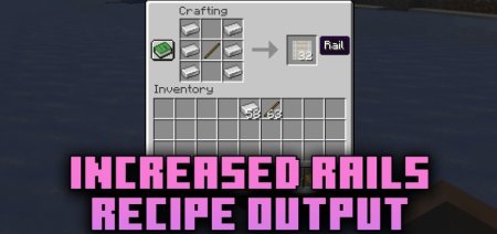  Increased Rails Recipe Output  Minecraft 1.21