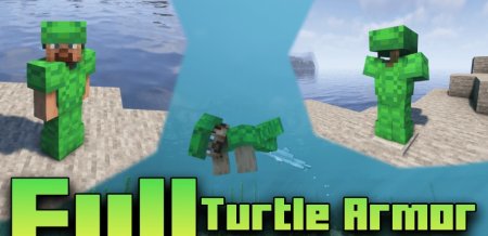  Full Turtle Armor  Minecraft 1.20.6