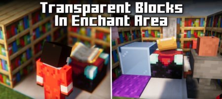  Transparent Blocks In Enchant Area  Minecraft 1.21