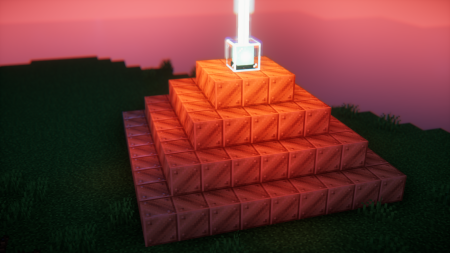  Copper Block Beacon Base  Minecraft 1.21