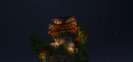  Chinese Flying Tower  Minecraft 1.20.6