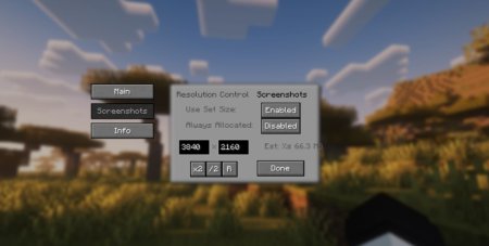  Resolution Control 3  Minecraft 1.20.6