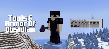  Tools and Armor of Obsidian  Minecraft 1.20.4