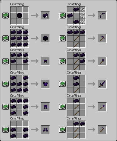  Tools and Armor of Obsidian  Minecraft 1.20.4