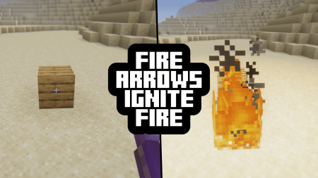  Fire Arrows Ignite Fire  Minecraft 1.21