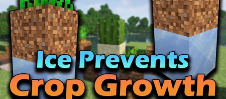  Ice Prevents Crop Growth  Minecraft 1.21.1