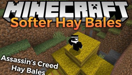  Softer Hay Bales  Minecraft 1.21.1