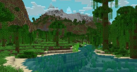  Cliff under a Tree  Minecraft 1.21.1